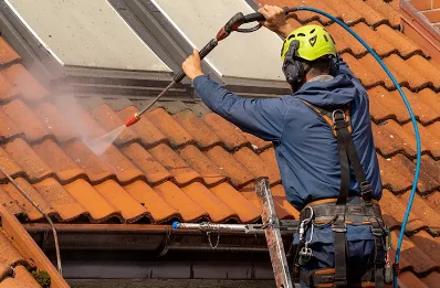 Démoussage et hydrofuge de toiture à Santosse